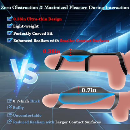 3 in 1 Elektrische Penis Trainer Eichelstimulator mit 10 Vibrationen