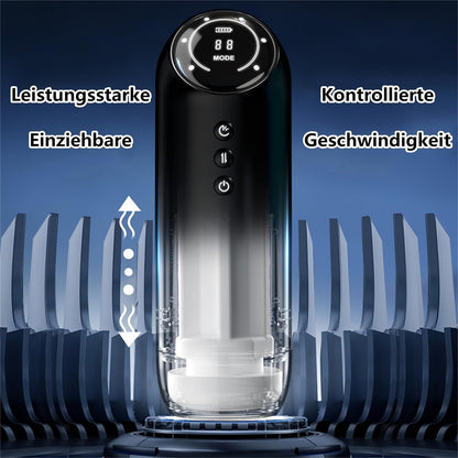 Electric Cup Masturbators Male Toy with 4 suction modes + 10 vibration modes 