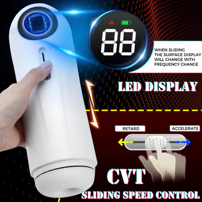 Automatische Masturbator Stroker Blowjob mit  9 Leistungs Starke Schub & 9 Vibrationsmodi