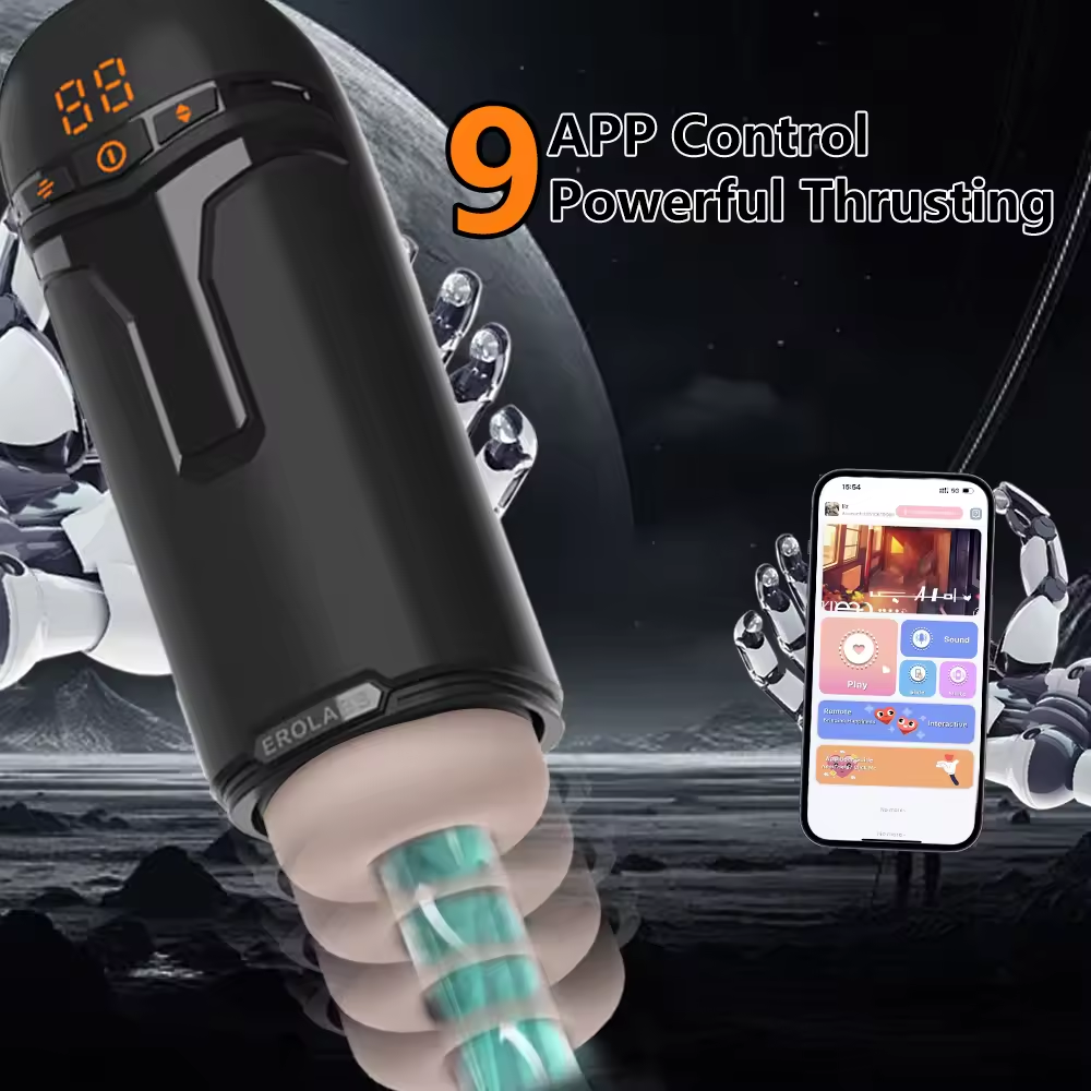 5 IN 1 App-gesteuerte Multifunktions Stimulationsgerät Masturbation mit 9 Vibrations & Saugmodi