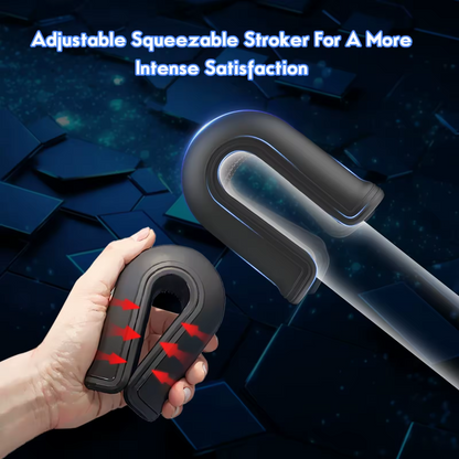 Bite Penistrainer Vibrator Eicheltrainer mit 10 Beiß und Vibrationsmodi