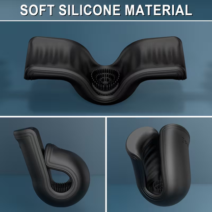 Bite Penistrainer Vibrator Eicheltrainer mit 10 Beiß und Vibrationsmodi