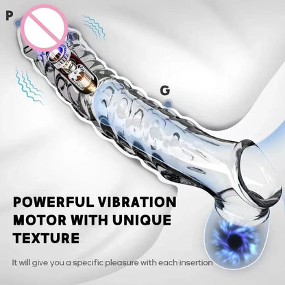 Vibrationsei Elektrischer Penishülle mit Leistungsstarke Einzelfrequenz-Vibration