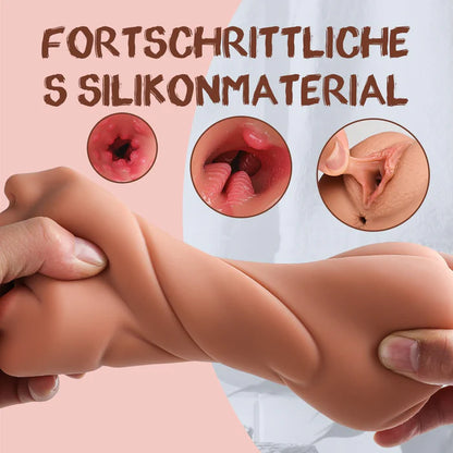 3 IN 1 Realistischer Masturbator Taschenmuschi Pocket Pussy Stroker