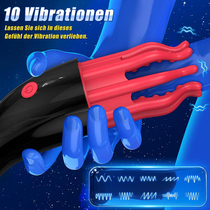 Penis Trainer Eichel Vibrator Stroker Blowjob Masturbatoren mit 10 Vibrations