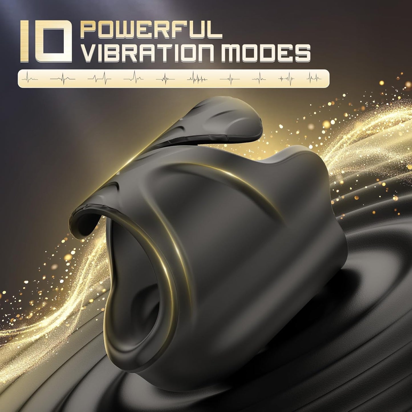 3 IN 1 Elektrischer Penistrainer Eichelstimulator Masturbator mit 10 Vibrationsmodi