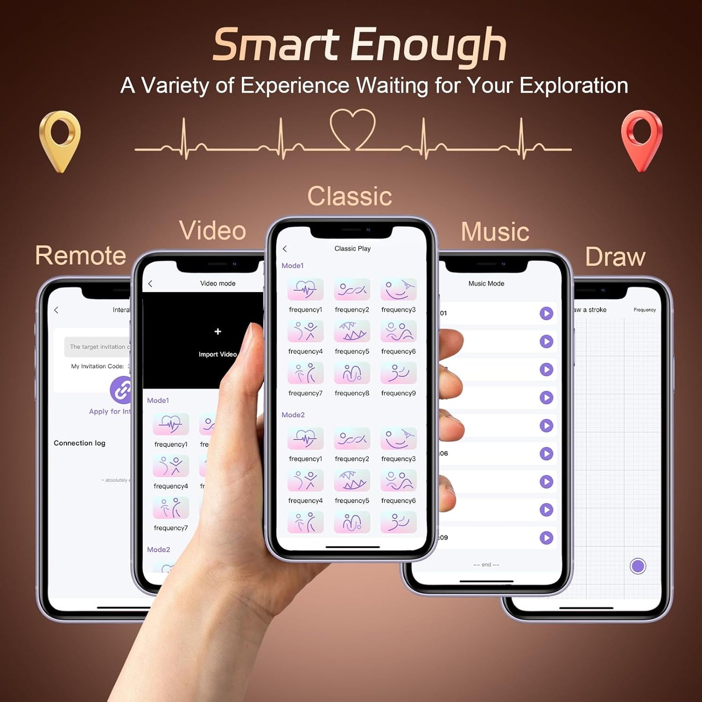 App-gesteuerter Penistrainer Cockring Vibrator mit 9 Vibrationsfunktionen