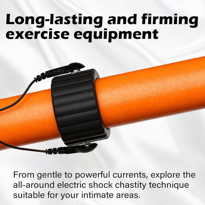 Elektrische Penisringe Elektro Schock Penis Trainer mit Host und Penis-Elektroden-Ring