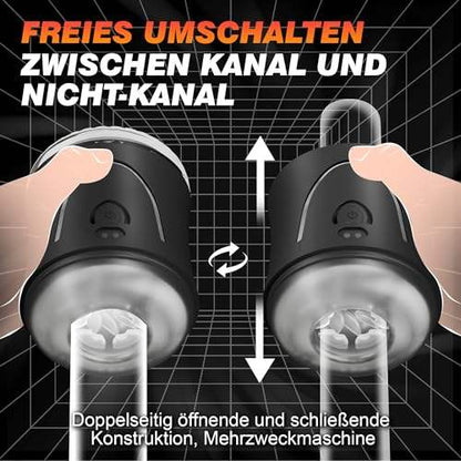 Elektrische Penistrainer Vibrator Stroker Trainingsgerät Masturbatoren mit 9 Vibrationsmodi