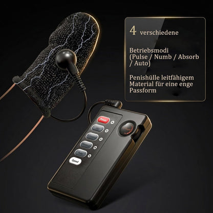 Elektro Schock Penisringe Stimulator mit 8 Stromschlagmodi und 19 Stromschlagintensitäten