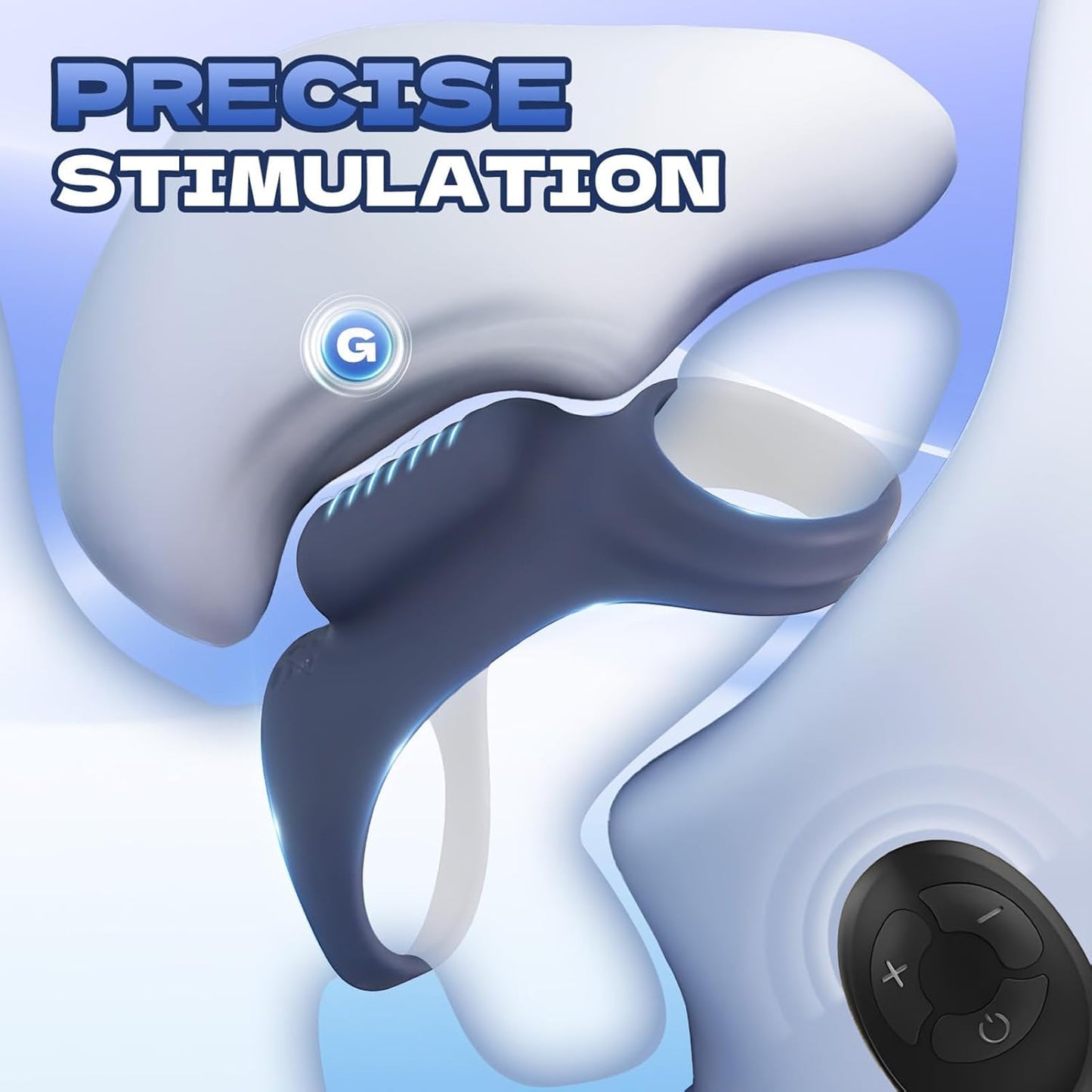 3 IN 1 Penistrainer Vibrator Cockring Stimulator Masturbator mit 10 Vibrationsmodi