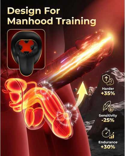 Zungenlecken Elektrische Penis Trainer Vibrator Eichel Stimulator mit 9 Vibrationsmodi