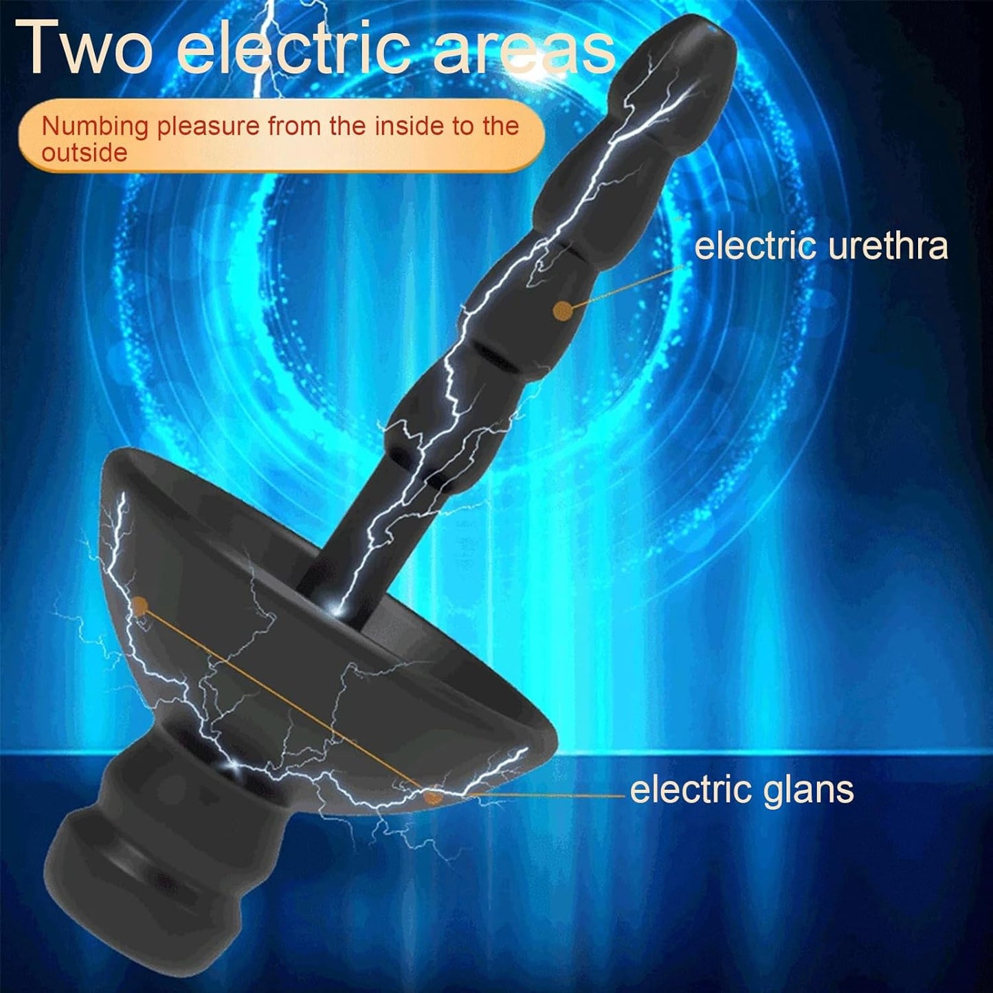 Elektro Shock Penis Trainer Weich Silikon Harnröhren Dilatatoren Set