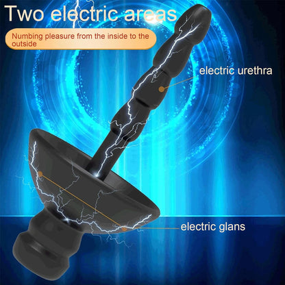 Elektro Shock Penis Trainer Weich Silikon Harnröhren Dilatatoren Set