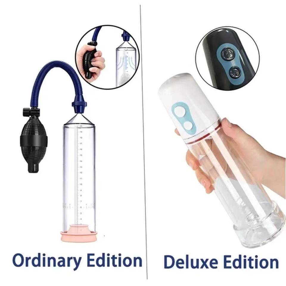 2 in 1 Electric Penis Pump Erection Penis Enlargement Penis Vacuum Pump 