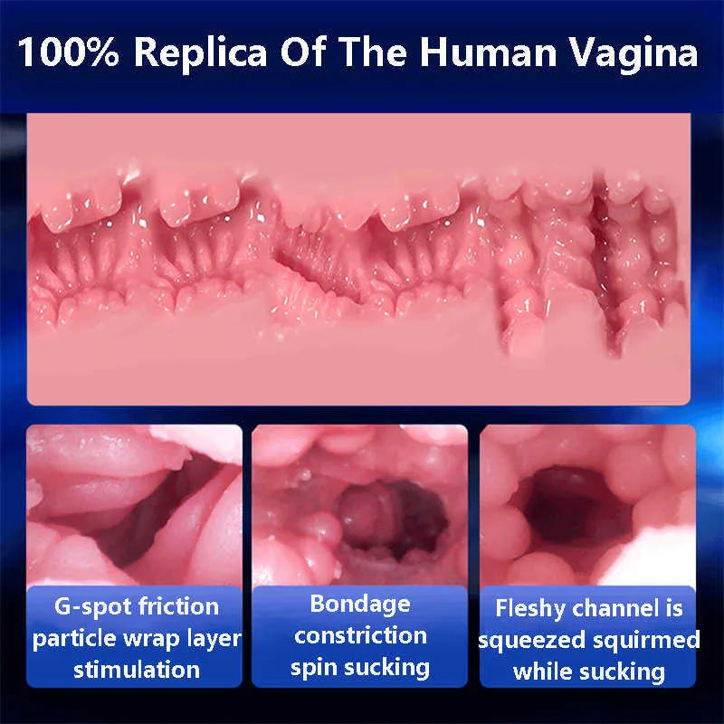 Elektrischer Masturbatoren Penistrainer Stroker Blowjob mit Schnellheizfunktion