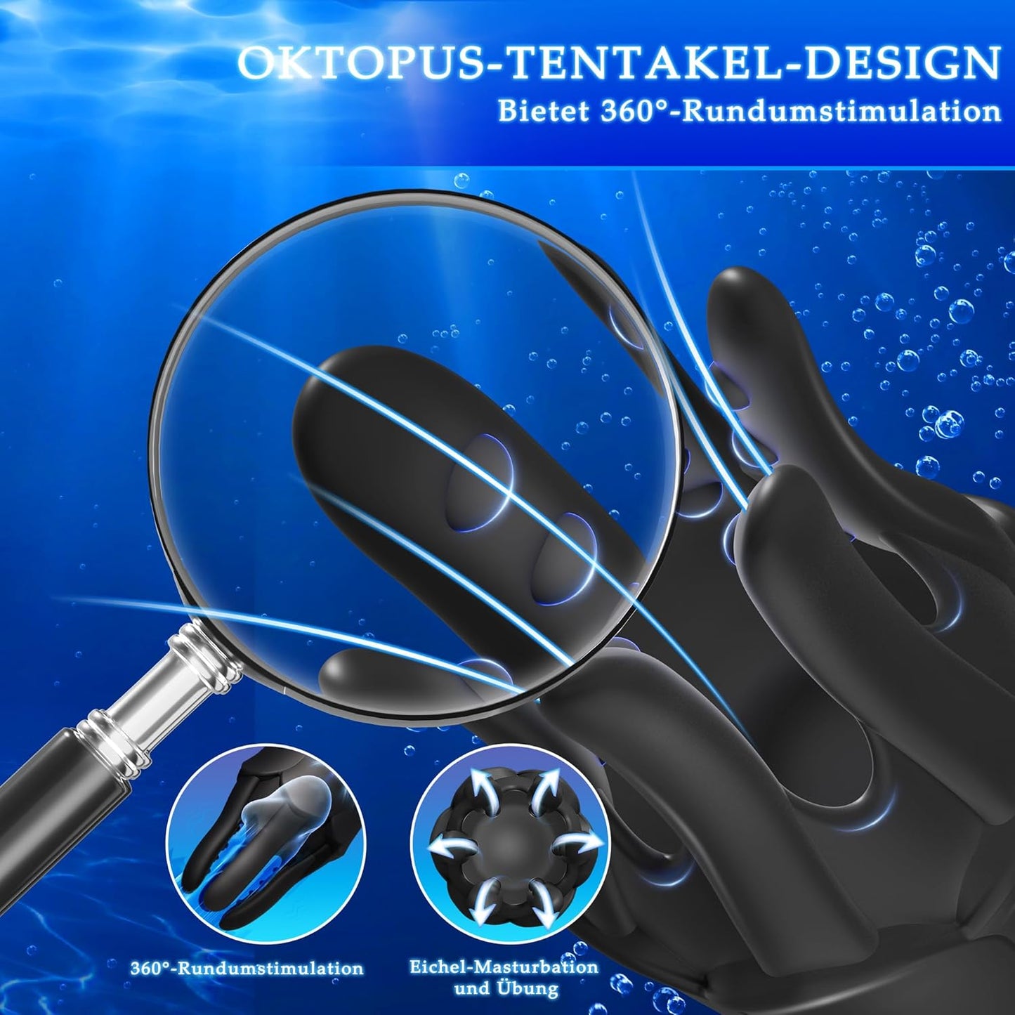 Elektrischer Penistrainer Vibrator Massage Masturbator mit 7 Vibrationsmodi