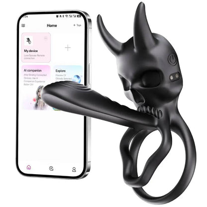 4 IN 1 Penisring Vibrator Hodenring Klitoris & G-Punkt Stimulator mit 9 Vibrations