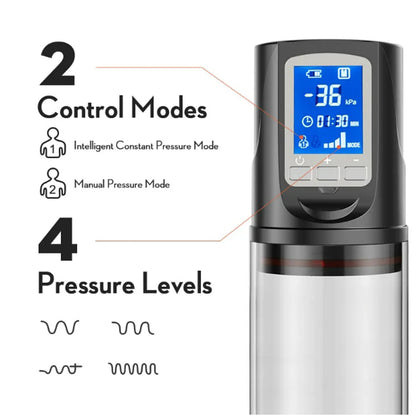 LED-display Elektrische penispomp met 4 zuigmodi