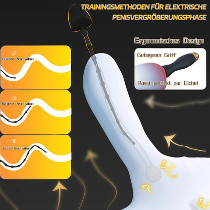 Harnröhrenvibrator Penis Plug Penis Vibrator Masturbieren mit 10 Vibrationmodi