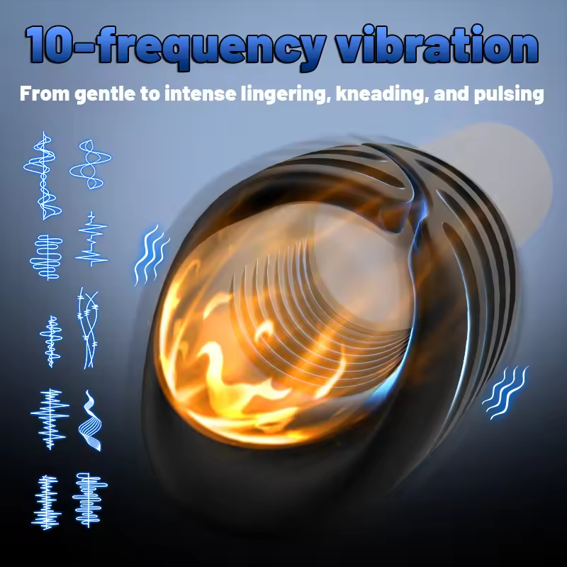 Penistrainer Glans Vibrator Mini Stroker Masturbator mit 10 Vibrationsmodi