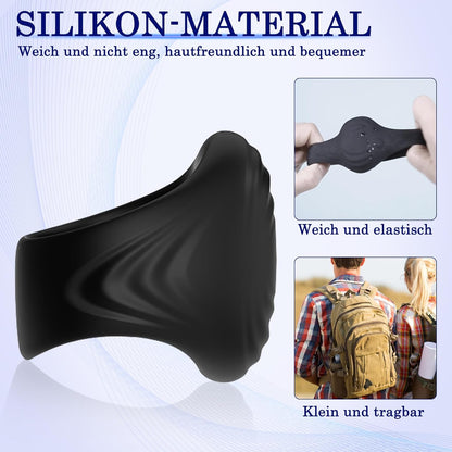 2 in 1 Elektrische Penis Trainer Vibrator Masturbator mit 10 kraftvollen Vibrationen