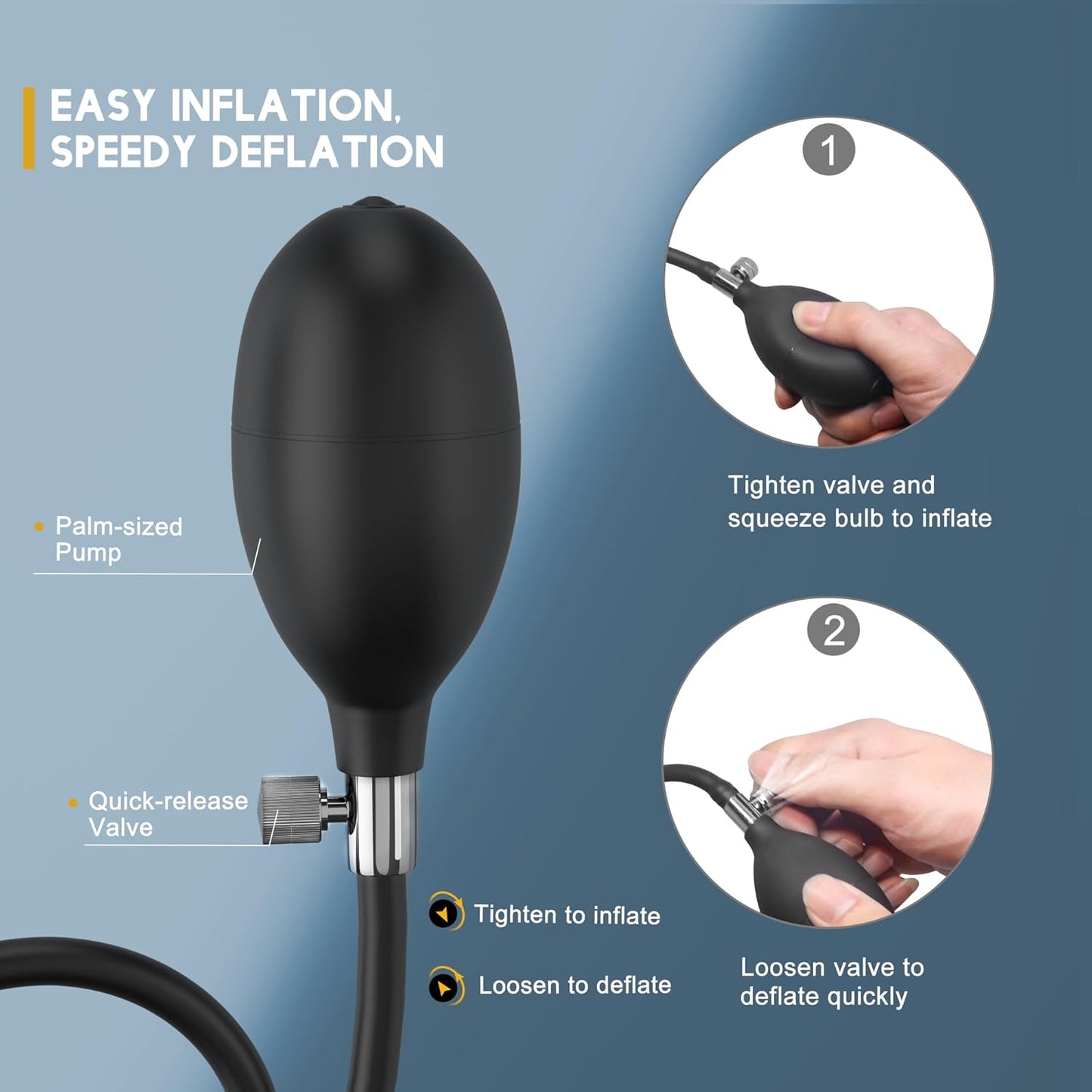 Konisch Silikon Expand Aufblasbarer Anal Toys Buttplug