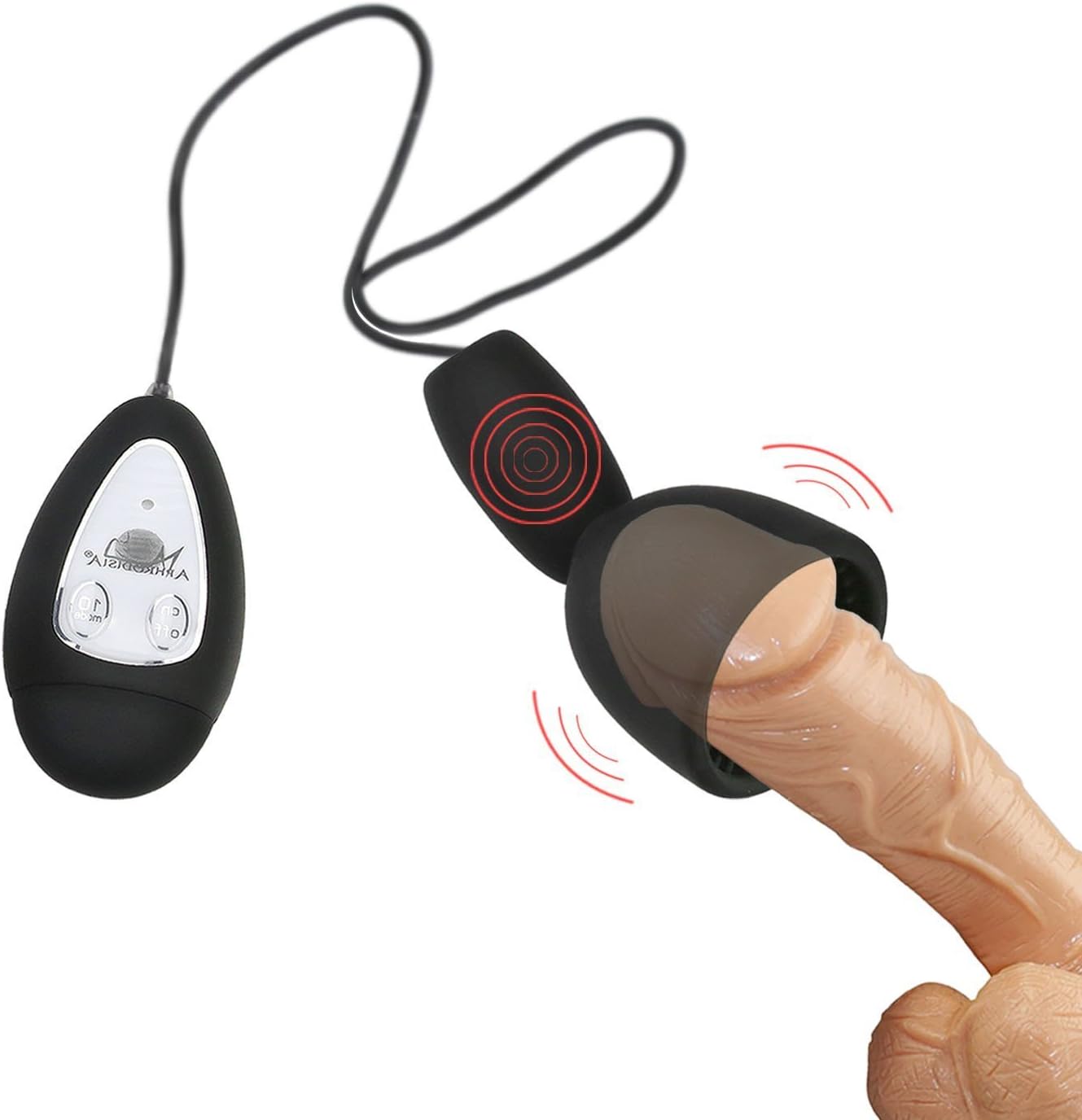 Automatischer Penistrainer Glans Massagegerät mit 10 Escalating & Pulsating Vibrations