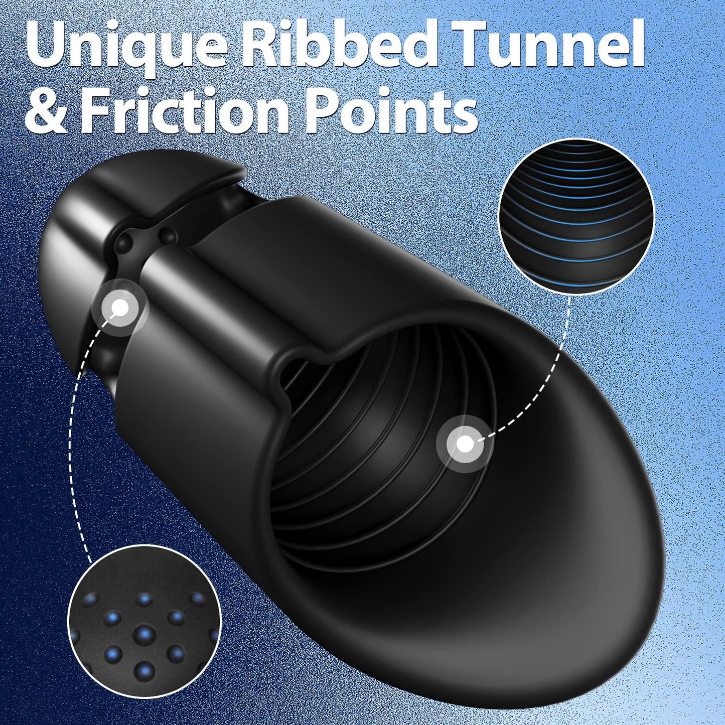 Automatischer Penisvibrator Glans Trainer Stimulator mit 9 Kraftvollen Vibrationsmodi