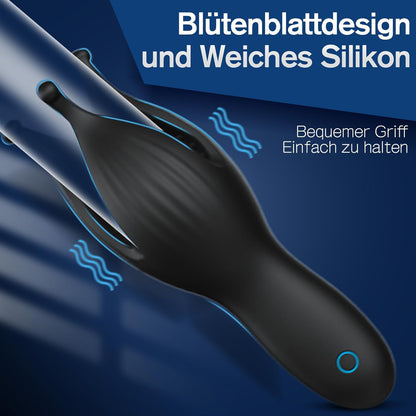 2-in-1 Penis Trainer Eichelvibrator Masturbieren mit 10 Frequenzen Präziser Stimulation