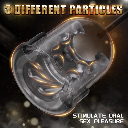 4 IN 1 Penistrainer Massager Eichel Trainer Stimulator Masturbator mit 7 Saugnäpfen