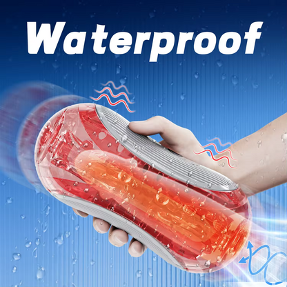 Automatischer Penistrainer Vibrator Taschenmuschi mit 9 Stoß und 9 Rotationsfunktionen