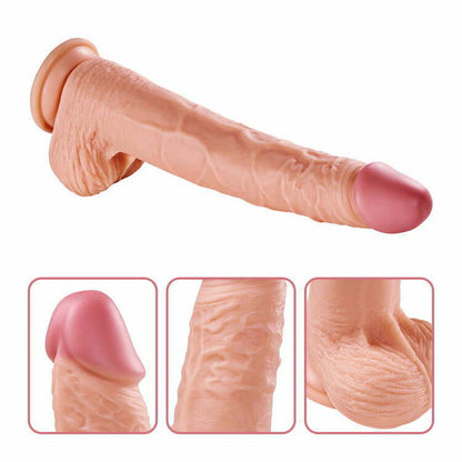 Bart Extra Lange Dildo Vlees 30,5 cm 