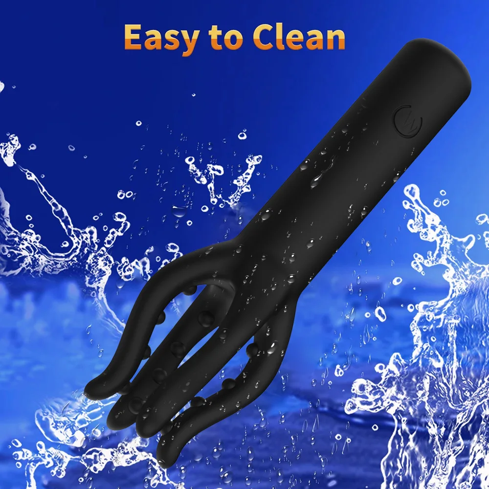 3 IN 1 Penistrainer Vibrator Massage massage mit 10 Vibrationsmodi 5 Zungenleckmodi