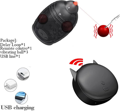 Elektrischer Penis Stimulations Eichel Massage Vibrator Masturbator mit 10 Vibrationsmodi