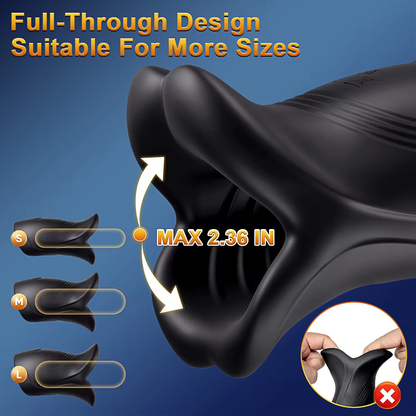 Tippen Stroker Stimulator Penis Trainer Vibrator Masturbator Gerät mit 9 Modi
