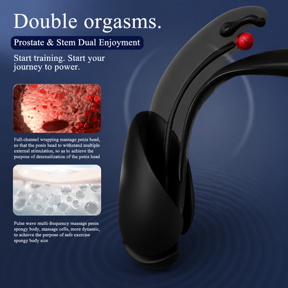 Elektrisch Penis Trainer Dilator Harnröhre Vibrator Eichel Stimulator mit 10 Vibrationsmodi