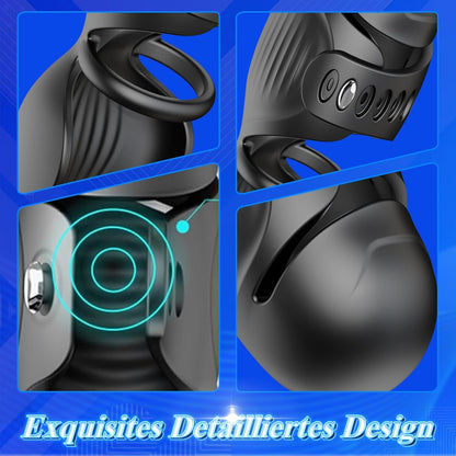 Elektrischer Penis Vibrator Masturbator Eichel Stimulator mit 9 Modi