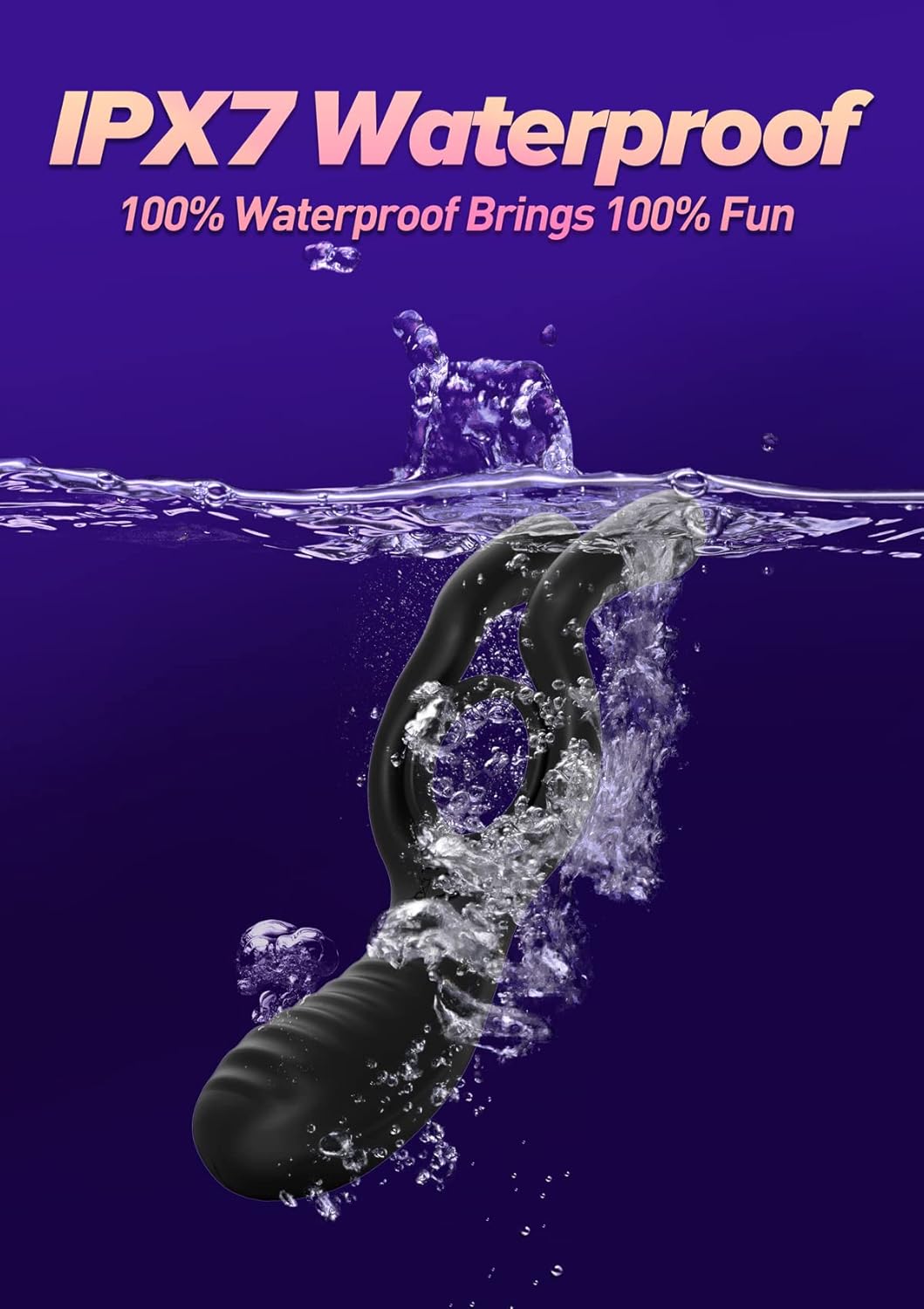 Pincers Penisvibrator Eichelmassager Masturbator mit 10 Vibrationsmustern