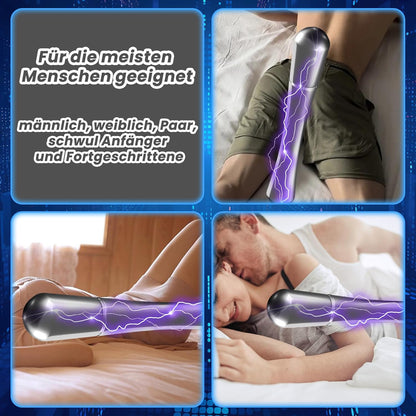 110 mm Elektro Schock Metall Buttplug elektrische Stimulator Prostata  Massager