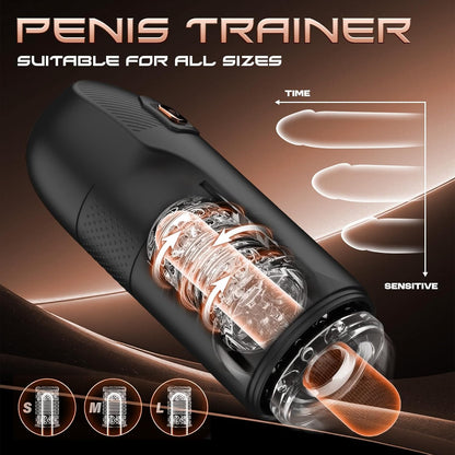 Automatischer Masturbator Sexmaschine Stroker Blowjob mit 9 Schub und 9 Drehmodi