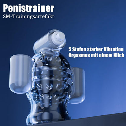 Elektrischer Penistrainer Massagegerät Eichelvibrator Masturbator mit 11 Vibrationsmodi
