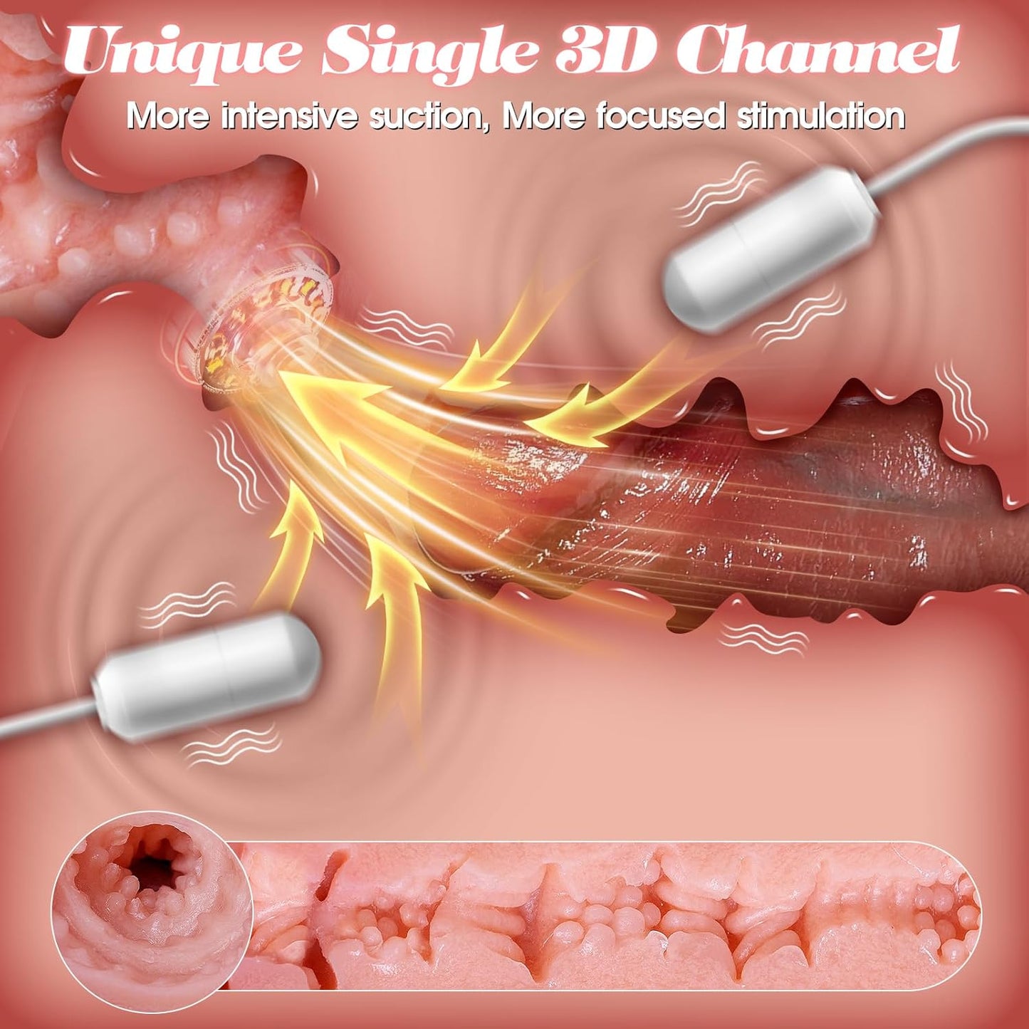 3,4 kg Torso Sexpuppen Masturbatoren mit Vibration und Stöhnfunktion