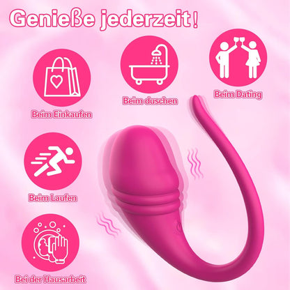 Vibrator sex toy with app and Bluetooth remote control vibrators with 10 vibration modes 