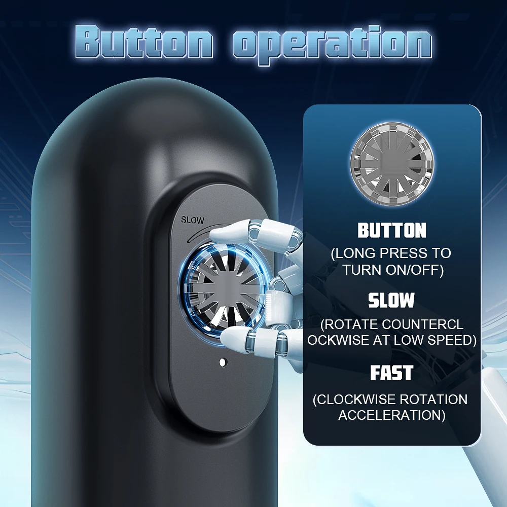 Automatischer Masturbator Stroker Blowjob Sexmaschine mit 10 Saug und Vibrationsmodi