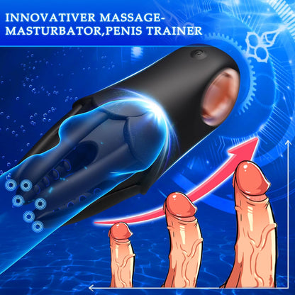 Elektrischer Penistrainer Vibrator Massage Masturbator mit 7 Vibrationsmodi