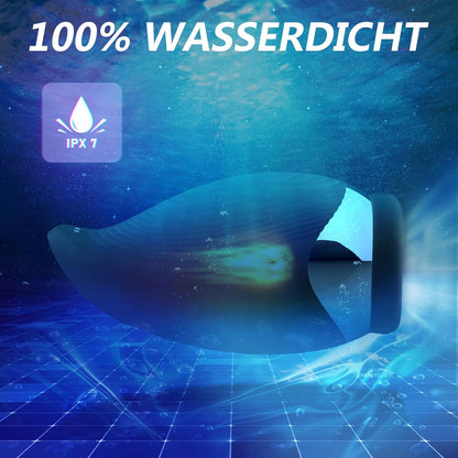 Elektrischer Masturbator Penis Masturbatoren mit 9 Vibrationsmodi und Heizfunktion