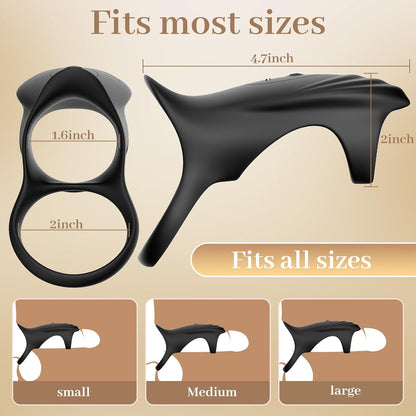 Elektrischer Cockring Penistrainer Masturbatoren mit 9 Vibrationsmodi