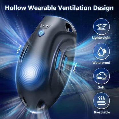 Elektrische Penis Trainer Vibratorensets Keuschheitskäfig Eichel Stimulator mit 9 Vibrations