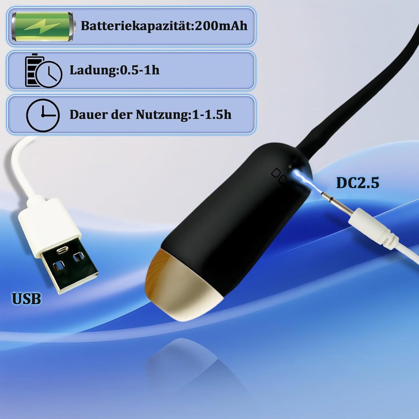 Harnröhren Vibrator Penis Plug Prostata Stimulation mit 10 Vibrationmodi